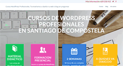 Desktop Screenshot of cursoswordpress.com